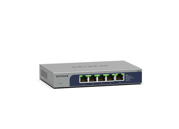 MS105-100NAS , NETGEAR MS105-100EUS Unmanaged 2.5G Ethernet (100/1000/2500) Power over Ethernet (PoE) 1U - MS105-100NAS