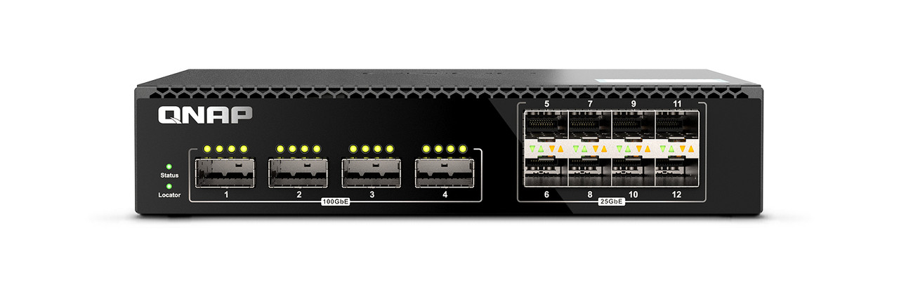 QSW-M7308R-4X-US , QNAP QSW-M7308R-4X network switch Managed L3 1U Black - QSW-M7308R-4X-US