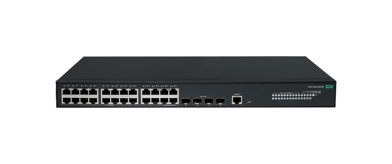 S6X69A#ABA , HPE Networking CW 2050 20p 10/100/1000BASE-T 4p Smart Rate 1/2.5GbE 4p SFP 1G/2.5G Switch - S6X69A#ABA