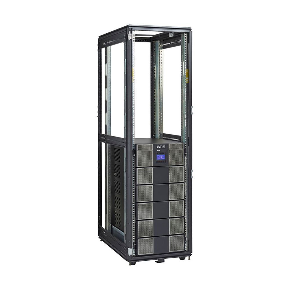 9PXM12AAAAA , Eaton 9PXM12AAAAA rack cabinet 21U Freestanding rack Black, Silver
