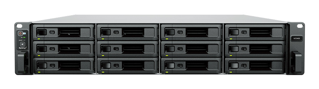 UC3400 , Synology UC3400 NAS/storage server Rack (2U) Intel Xeon D D-1541 8 GB DDR4 0 TB