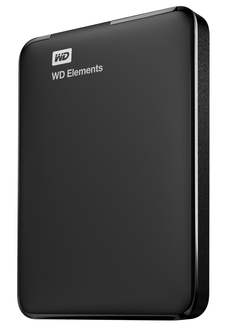 WDBUZG0010BBK-WESN , Western Digital Elements Portable external hard drive 1 TB 2.5" Micro-USB B 3.2 Gen 1 (3.1 Gen 1) Black - WDBUZG0010BBK-WESN