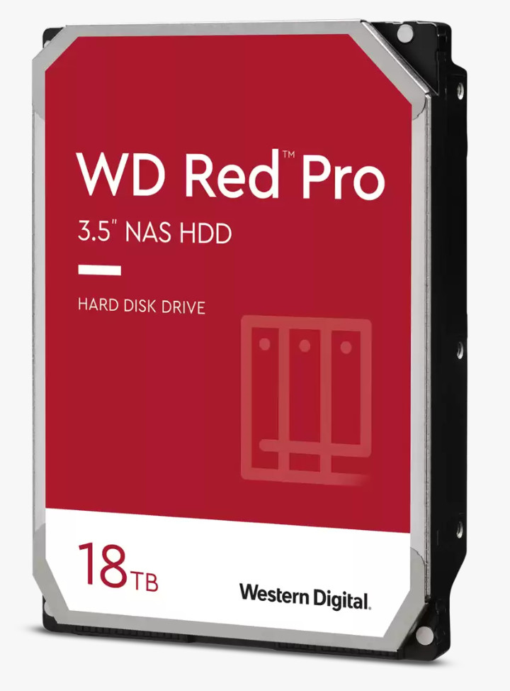 WD181KFGX-20PK , Western Digital Red Pro internal hard drive 18 TB 7200 RPM 512 MB 3.5" Serial ATA - WD181KFGX-20PK