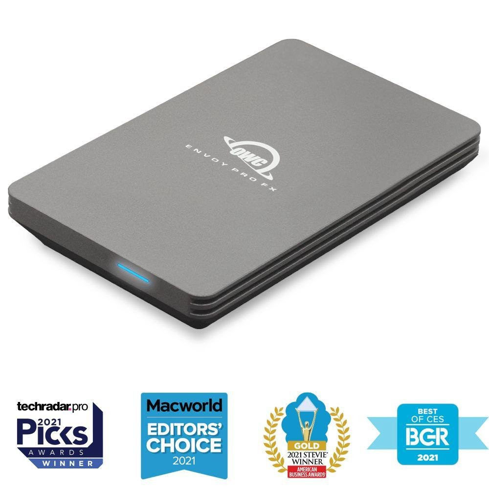 OWCTB3ENVPFX04 , OWC Envoy Pro FX 4TB portable SSD TB3/USB Thunderbolt technology USB Type-C 3.2 Gen 2 (3.1 Gen 2) Black - OWCTB3ENVPFX04