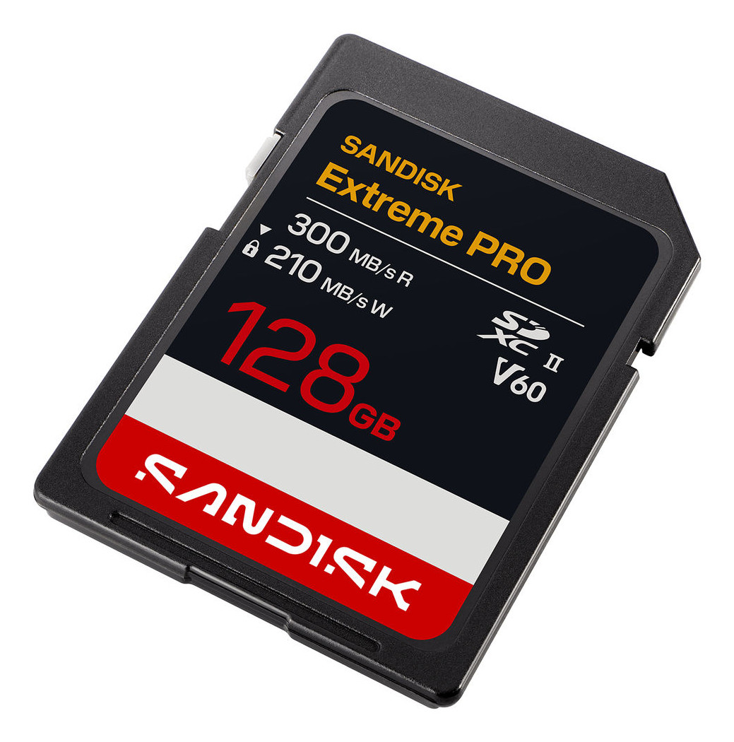 SDSDXEM-128G-GN4IN , SanDisk Extreme PRO SDXC UHS-II V60 128 GB - SDSDXEM-128G-GN4IN
