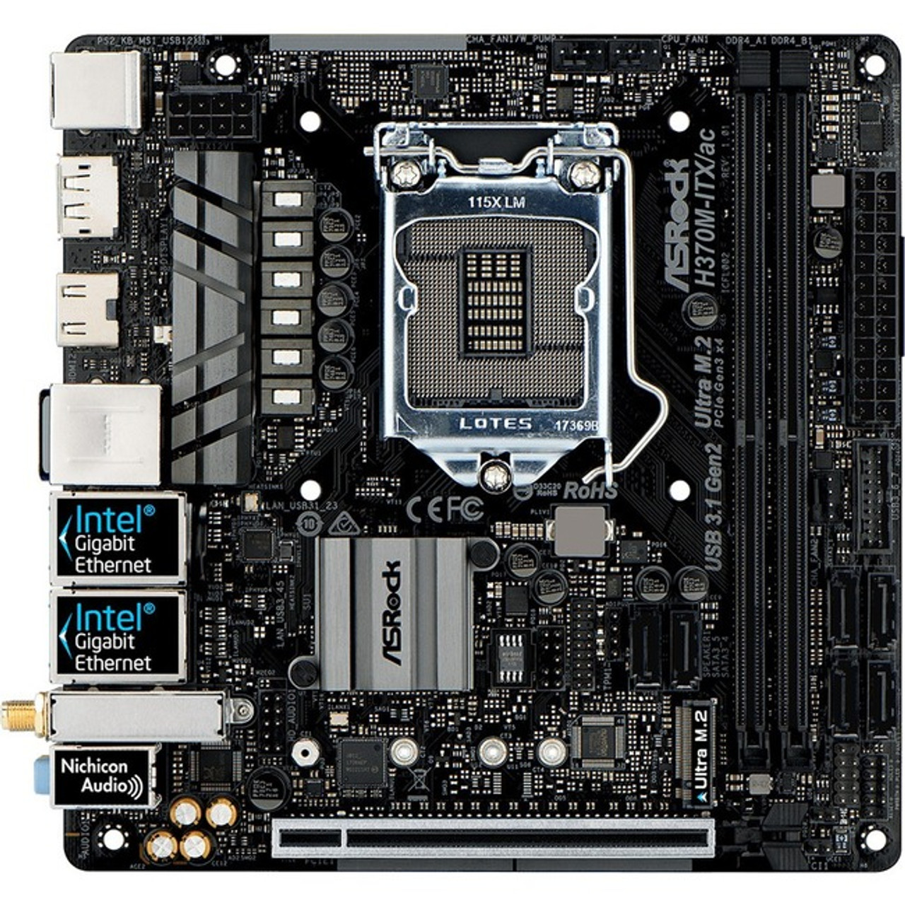 ASRock H370M-ITX/AC