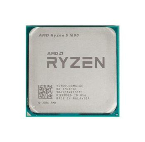 YD1600BBM6IAE AMD Ryzen 5 1600 6-Core 3.20GHz 16MB L3 Cache Socket AM4 Processor