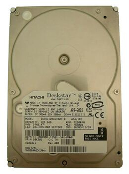 08K900 Dell 120GB 7200RPM ATA 100 3.5 8MB Cache Hard Drive 08K900 Dell 120GB 7200RPM ATA 100 3.5 8MB Cache Hard Drive