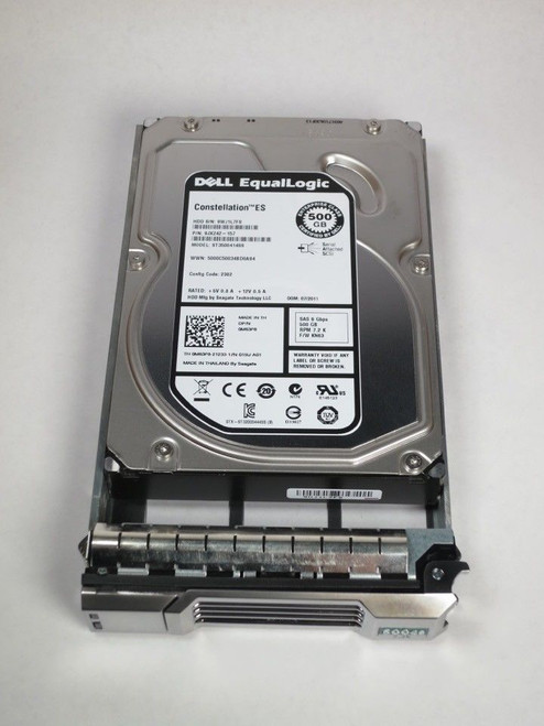 DELL EQUALLOGIC M63p8 500gb 7200rpm Sas-6gbps 16mb Buffer 3.5inch Low Profile(1.0inch) Internal Hard Disk Drive Wit Tray For Ps4100, Ps4100x, Ps4100xv, Ps4210e Ps6100, Ps6100v, Ps6100xv, Ps6110 Ps6210 Series