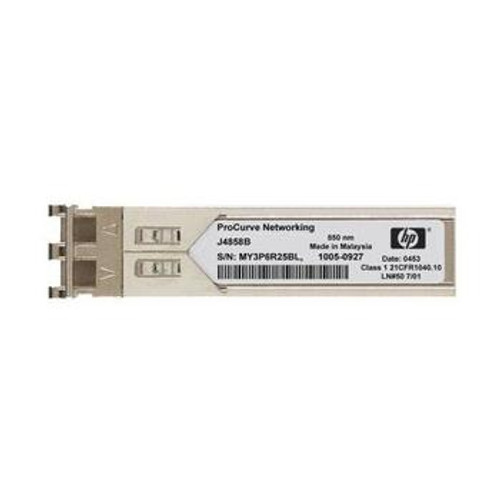 J4858-69201 HP ProCurve X121 1Gbps 1000Base-SX Multi-Mode Fibre 50m 850nm Duplex LC Connector SFP (Mini-GBIC) Transceiver Module