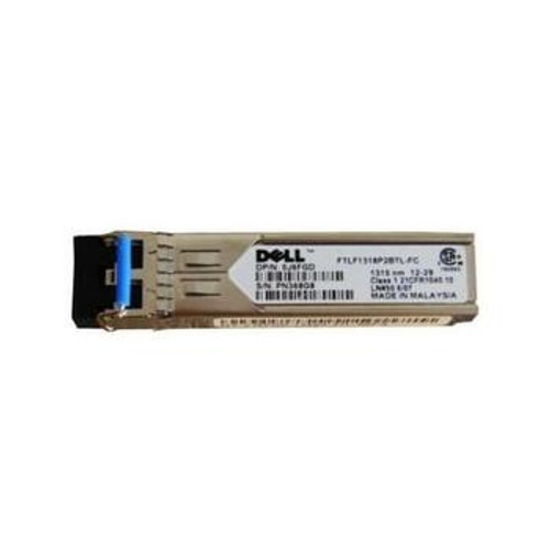 J6FGD Dell 1.25Gbps 1000Base-LX Single-mode Fiber 10km 1310nm Duplex LC Connector SFP Transceiver Module