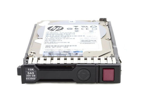 HPE 653960-001 300gb 15000rpm 6gbps Sas 2.5inch Sff Sc Hot Swap Enterprise Hard Drive With Tray For Proliant Gen8 And Gen9 Servers