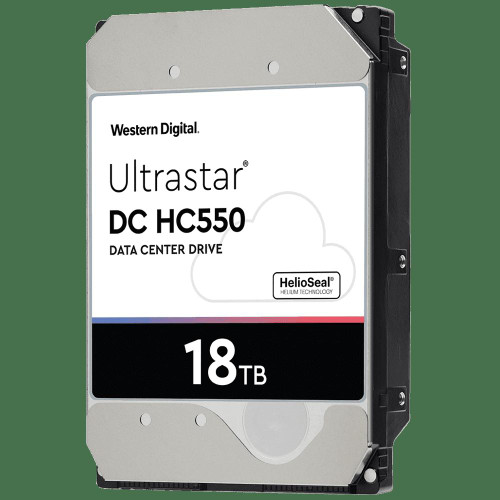 Western Digital Ultrastar DC HC550 internal hard drive 18 TB 7200 RPM 512 MB 3.5" Serial ATA III Western Digital Ultrastar DC HC550 internal hard drive 18 TB 7200 RPM 512 MB 3.5" Serial ATA III