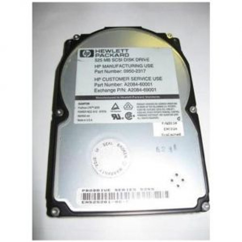 0950-2317 HP 525MB 4500RPM SCSI 50-Pin 3.5-inch Internal Hard Drive