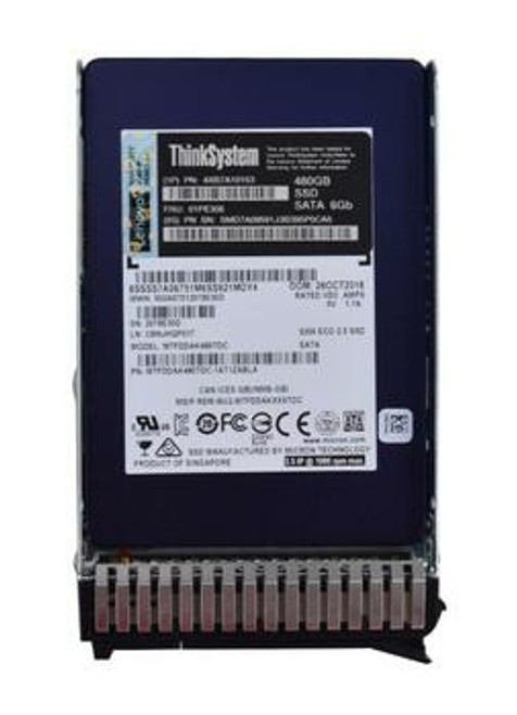 01PE306 Lenovo 480GB TLC SATA 6Gbps LFF 2.5-inch Internal Solid State Drive (SSD) Mfr