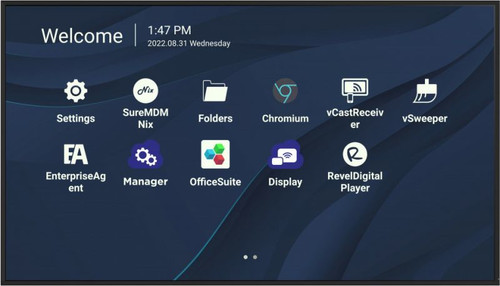 CDE7530 , Viewsonic CDE7530 signage LED display 75" Wi-Fi 450 cd/m² 4K Ultra HD Black Built-in processor Android 11