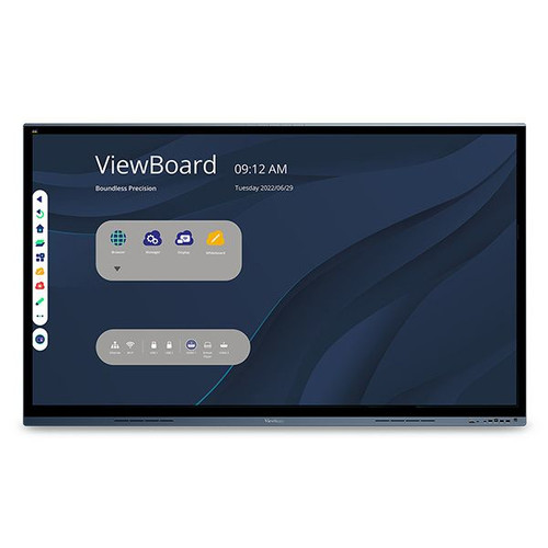 IFP6562 , Viewsonic IFP6562 signage display Interactive flat panel 65" LED Wi-Fi 350 cd/m² 4K Ultra HD Black Touchscreen Built-in processor Android 8.0