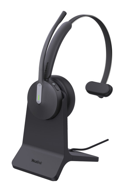 1208694 | Yealink BH70 Mono with Stand Teams Headset Wireless Head-band Office/Call center USB Type-A Bluetooth Charging stand Black