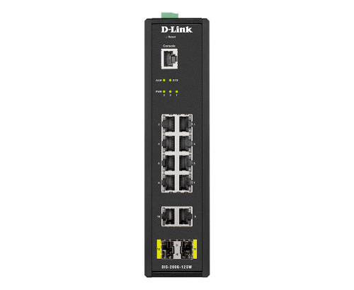 DIS-200G-12SW | D-Link DIS-200G-12SW network switch Managed L2 Gigabit Ethernet (10/100/1000) Black