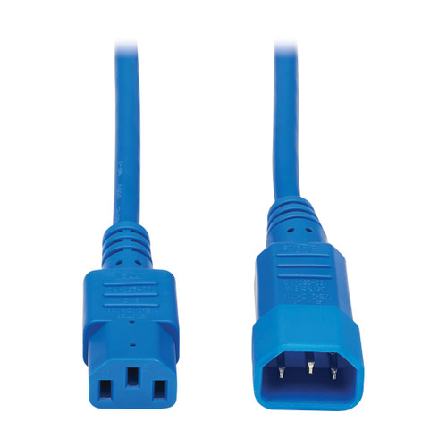P004-002-ABL , Tripp Lite P004-002-ABL power cable Blue 23.6" (0.6 m) C13 coupler C14 coupler