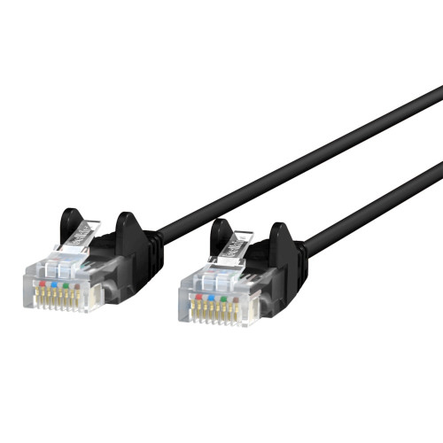 CE001B07-BLK-S , Belkin CE001b07-BLK-S networking cable Black 82.7" (2.1 m) Cat6 U/UTP (UTP)