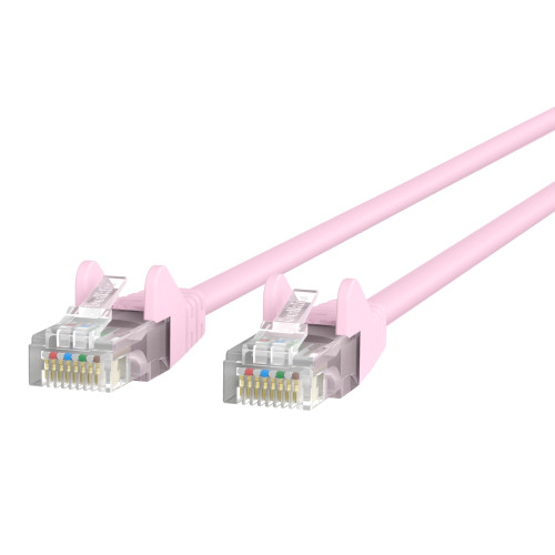 A3L980-06INPNKS , Belkin A3L980-06INPNKS networking cable Pink 5.91" (0.15 m) Cat6 U/UTP (UTP)