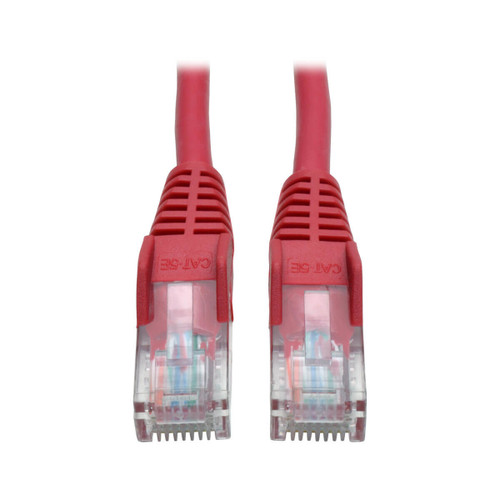 N001-025-RD , Tripp Lite N001-025-RD networking cable Red 300" (7.62 m) Cat5e