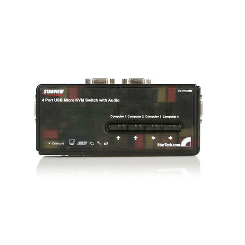 SV411KUSB , StarTech.com SV411KUSB KVM switch Black