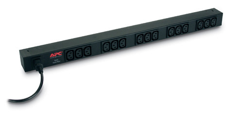 AP9568 , APC RACK PDU BASIC ZERO U 10A 230V power distribution unit (PDU) 15 AC outlet(s) 0U Black - AP9568