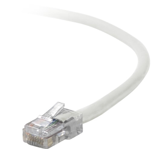 A3L791-50-WHT , Belkin Cat5e, 50ft, 1 x RJ-45, 1 x RJ-45, White networking cable 600" (15.2 m) - A3L791-50-WHT