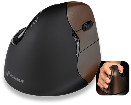 VM4SW , Evoluent VerticalMouse 4 mouse Right-hand RF Wireless Optical - VM4SW