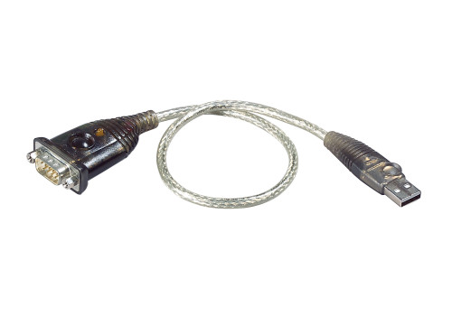 UC232A , ATEN UC232A serial cable Transparent 13.8" (0.35 m) USB Type-A DB-9