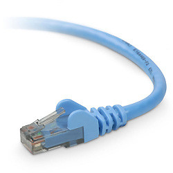 A3L980B25-BLU-S , Belkin CAT6 25ft networking cable Blue 300" (7.62 m) - A3L980B25-BLU-S