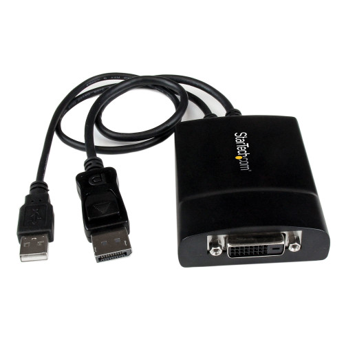 DP2DVID2 , StarTech.com DP2DVID2 video cable adapter 14.6" (0.37 m) DisplayPort DVI-D Black