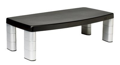 MS90B , 3M MS90B monitor mount / stand Desk Black, Silver