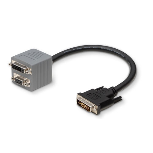 F2E7900-01-DV , Belkin DVI-I (Dual Link) -> VGA/DVI-D (Dual Link) Adapter VGA/DVI-D Black - F2E7900-01-DV