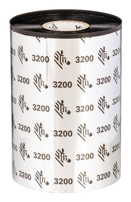 03200GS11007 , Zebra 3200 Wax/Resin thermal ribbon 2913.4" (74 m) Black - 03200GS11007