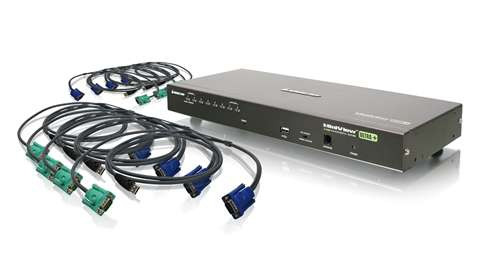 GCS1808KITU , iogear GCS1808KITU KVM switch Black