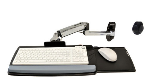 45-246-026 , Ergotron LX Wall Mount Keyboard Arm Silver - 45-246-026