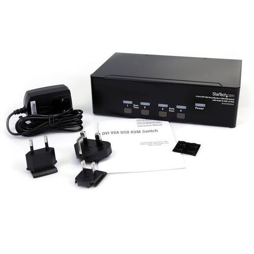 SV431DDVDUA , StarTech.com SV431DDVDUA KVM switch Black
