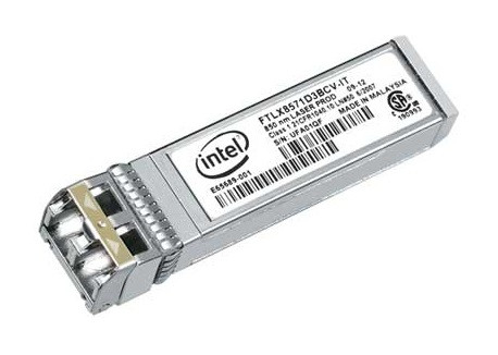 E10GSFPSR , Intel E10GSFPSR network transceiver module Fiber optic 10000 Mbit/s SFP+ 850 nm