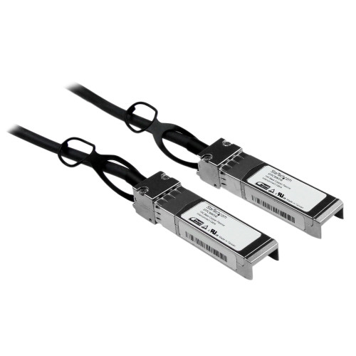 SFPCMM1M , StarTech.com SFPCMM1M InfiniBand/fibre optic cable 39.4" (1 m) SFP+ Black
