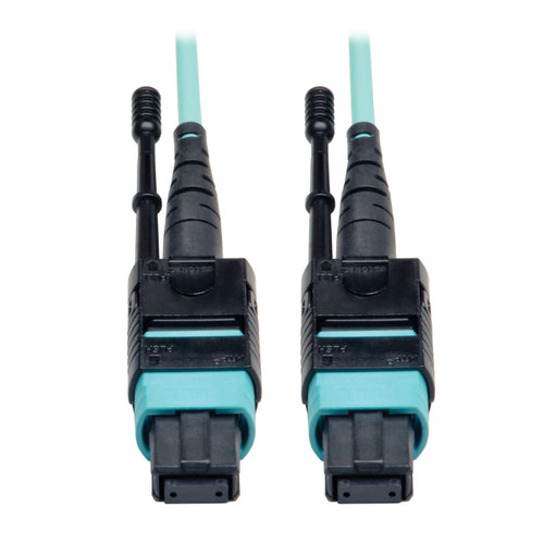 N844-03M-12-P , Tripp Lite N844-03M-12-P InfiniBand/fibre optic cable 120.1" (3.05 m) MTP Black, Turquoise