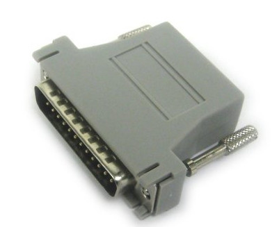 76000700 , Digi 76000700 cable gender changer DB-25 RJ-45 Gray