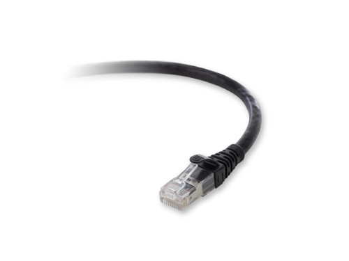 F2CP003-14BK-LS , Belkin Cat. 6a Patch Cable, RJ-45 Male, RJ-45 Male, 14ft, Black networking cable 167.7" (4.26 m) - F2CP003-14BK-LS