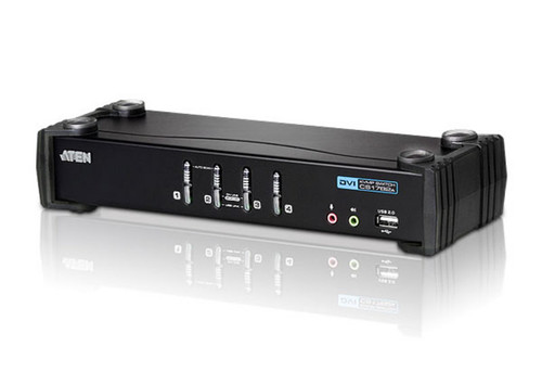CS1764A , ATEN CS1764A KVM switch Black