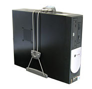 80-105-064 , Ergotron Universal CPU Holder Desk-mounted CPU holder Gray - 80-105-064