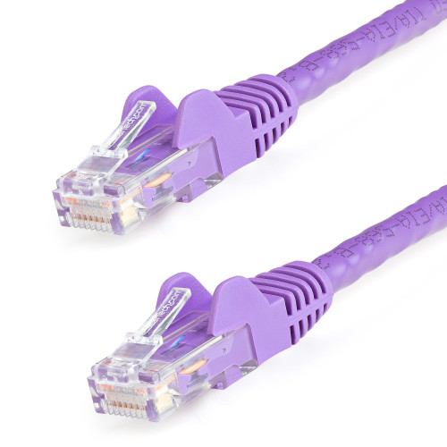 N6PATCH25PL , StarTech.com N6PATCH25PL networking cable Purple 300" (7.62 m) Cat6 U/UTP (UTP)