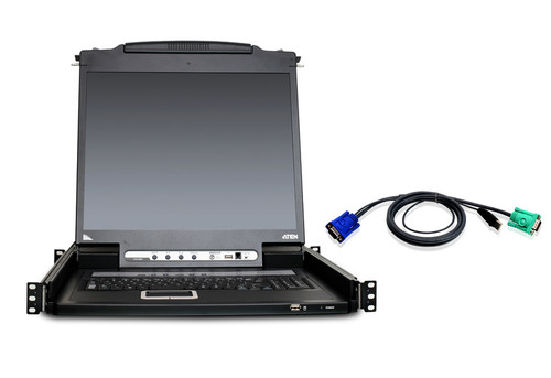 CL5708MUKIT , ATEN CL5708MUKIT rack console 17" Black