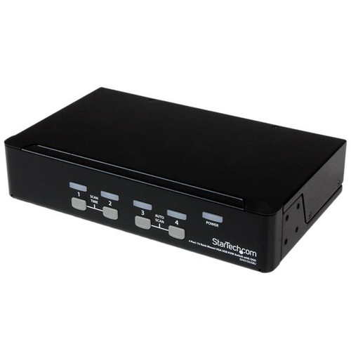SV431DUSBU , StarTech.com SV431DUSBU KVM switch Rack mounting Black